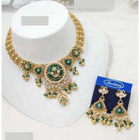 NAFJ Royal Pota Stone And Pearl Choker Necklace Set