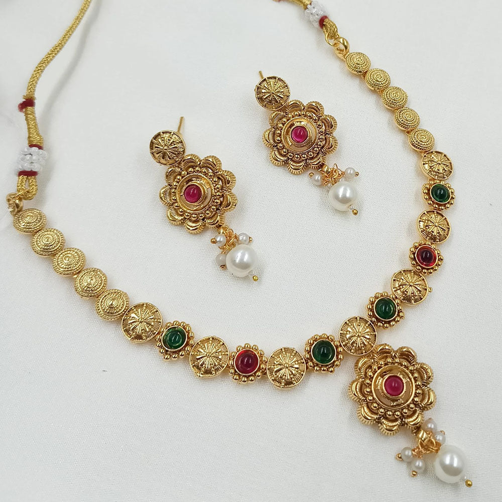 NAFJ Royal Pota Stone Necklace Set