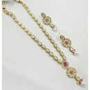 NAFJ Royal Pota Stone And Crystal Necklace Set