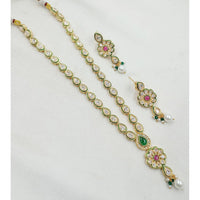 NAFJ Royal Pota Stone And Crystal Necklace Set