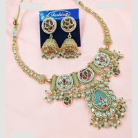 NAFJ Royal Pota Stone And Pearl Necklace Set