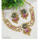 NAFJ Royal Pota Stone And Pearl Necklace Set