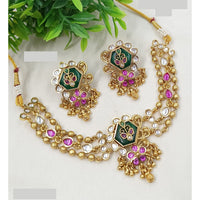 NAFJ Royal Pota Stone And Pearl Necklace Set