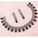 NAFJ Luxury American Diamond Necklace Set