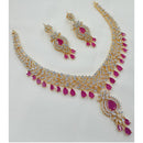 NAFJ Luxury American Diamond Necklace Set