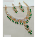 NAFJ Luxury American Diamond Necklace Set