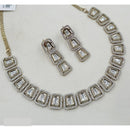 NAFJ Royal Polki Kundan And Austrian Stone Necklace Set