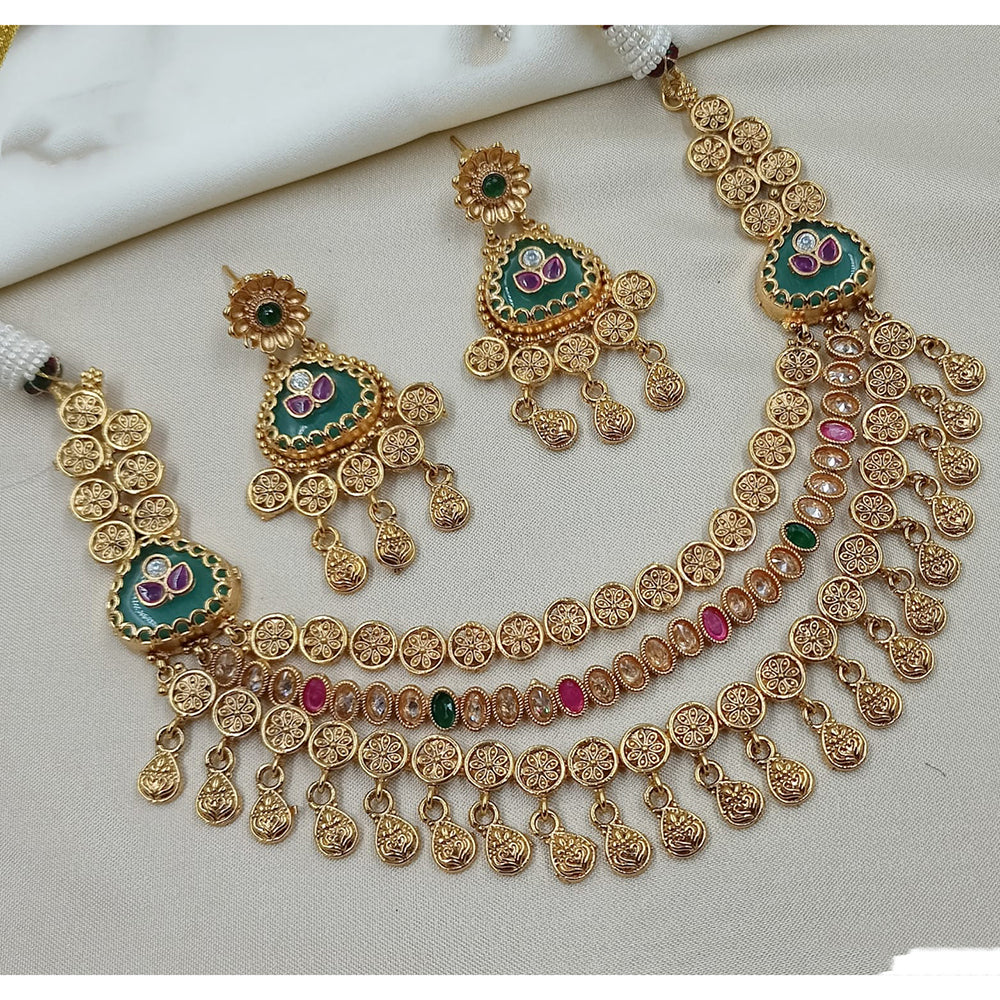 NAFJ Premium Pota Stone Necklace Set