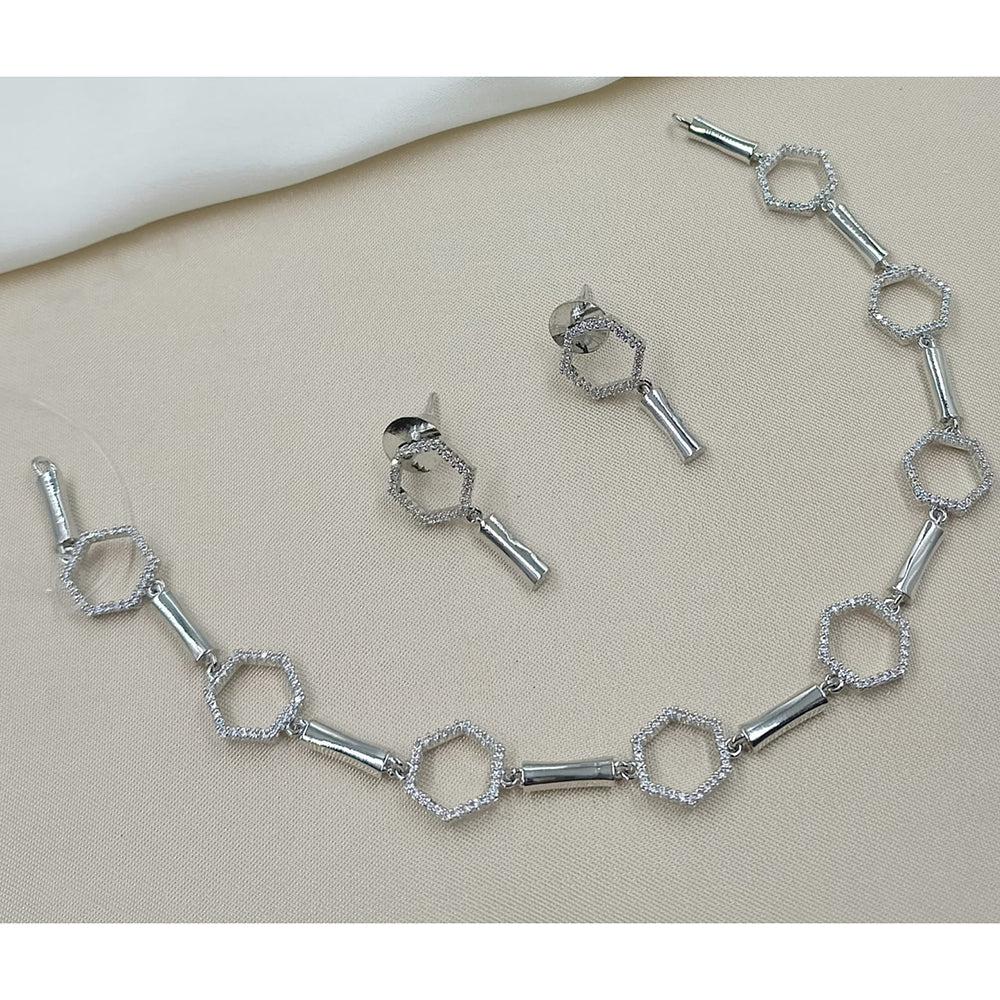 NAFJ Austrian Stone Fancy Necklace Set