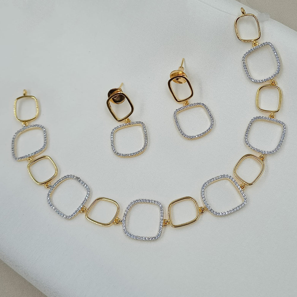 NAFJ Austrian Stone Fancy Necklace Set