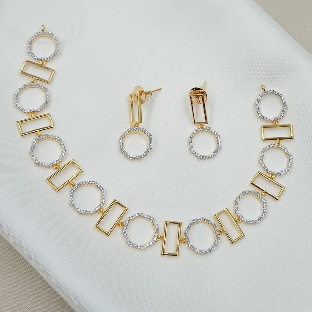 NAFJ Austrian Stone Fancy Necklace Set