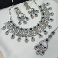 NAFJ Pota Ston And Austrian Stone Necklace Set