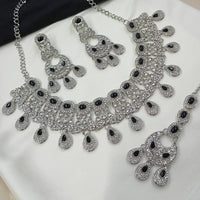NAFJ Pota Ston And Austrian Stone Necklace Set 