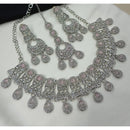 NAFJ Pota Ston And Austrian Stone Necklace Set