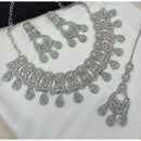 NAFJ Pota Ston And Austrian Stone Necklace Set