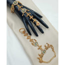 NAFJ Pota Stone And Pearl Designer Hand Harness
