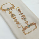 NAFJ Pota Stone And Pearl Designer Hand Harness