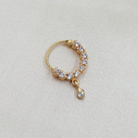 NAFJ Glam Austrian Stone Nose Ring 