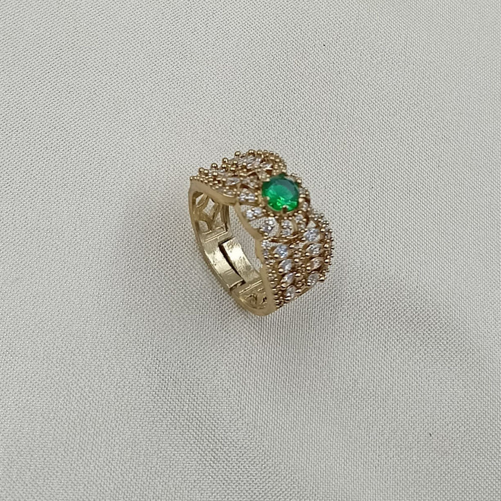 NAFJ Royal Pota Stone And Austrian Stone Finger Ring