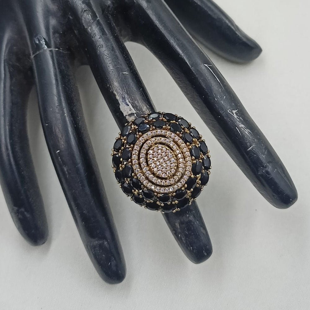 NAFJ Royal Pota Stone And Austrian Stone Finger Ring