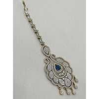 NAFJ Sparkling American Diamond Maangtikka