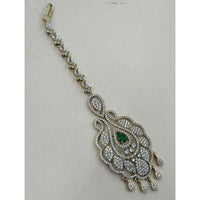 NAFJ Sparkling American Diamond Maangtikka