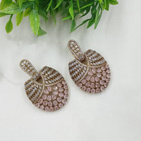 NAFJ Designer American Diamond Party Wear Dangler Earrings