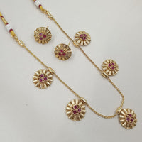 NAFJ Royal Pota Stone Designer Necklace Set