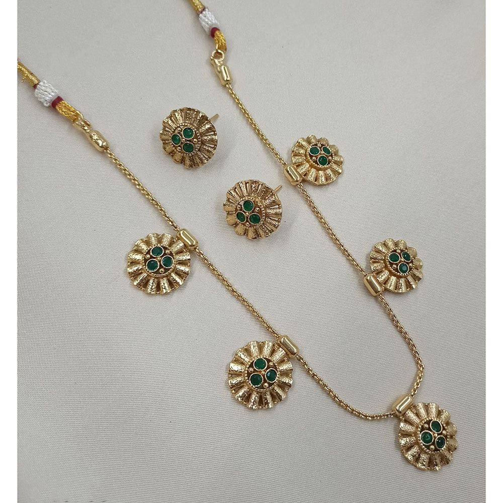 NAFJ Royal Pota Stone Designer Necklace Set