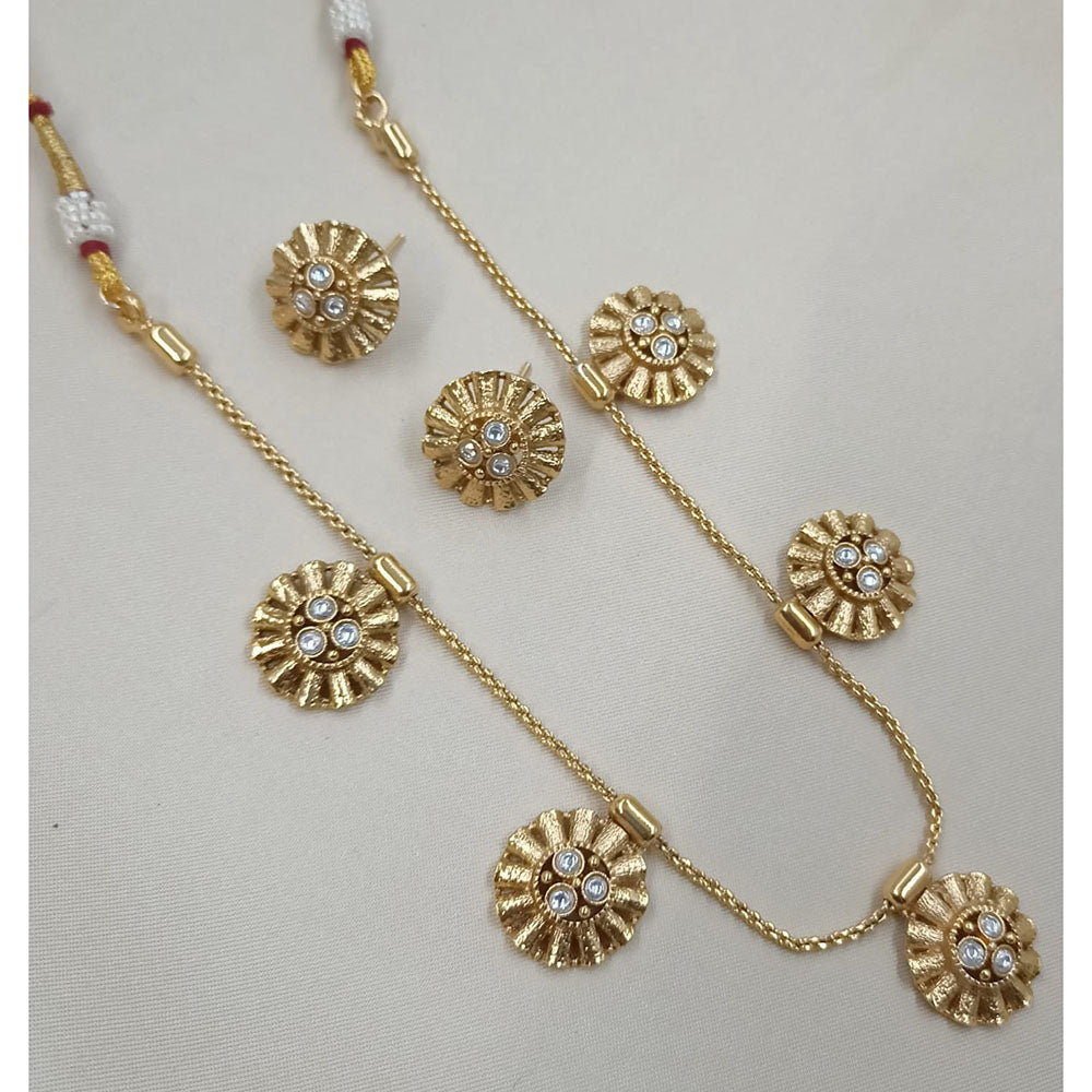 NAFJ Royal Pota Stone Designer Necklace Set