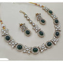 NAFJ Sparkling Crystal Stone Designer Necklace Set