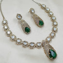 NAFJ Luxury American Diamond Festive Jewellery Set