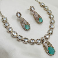 NAFJ Luxury American Diamond Festive Jewellery Set