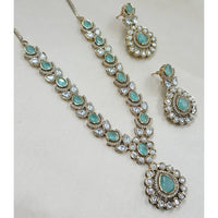 NAFJ Sparkling Crystal Stone Designer Necklace Set
