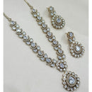 NAFJ Sparkling Crystal Stone Designer Necklace Set