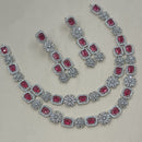 NAFJ Luxury American Diamond Festive Jewellery Set