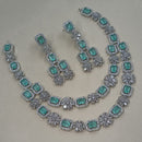 NAFJ Luxury American Diamond Festive Jewellery Set