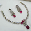 NAFJ Luxury American Diamond Festive Jewellery Set