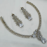 NAFJ Luxury American Diamond Festive Jewellery Set