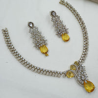 NAFJ Luxury American Diamond Festive Jewellery Set