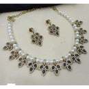NAFJ Sparkling Crystal Stone Designer Necklace Set