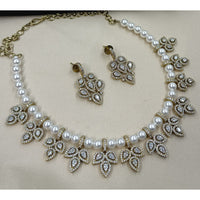NAFJ Sparkling Crystal Stone Designer Necklace Set