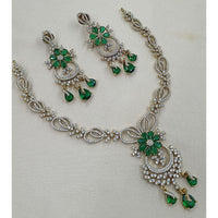 NAFJ Luxury American Diamond Festive Jewellery Set