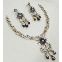 NAFJ Luxury American Diamond Festive Jewellery Set