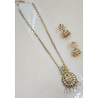 NAFJ Royal Pota Stone Designer Long Necklace Set