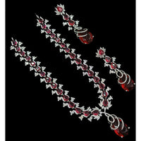 NAFJ Luxury American Diamond Festive Jewellery Set