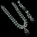 NAFJ Luxury American Diamond Festive Jewellery Set