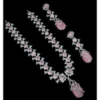 NAFJ Luxury American Diamond Festive Jewellery Set