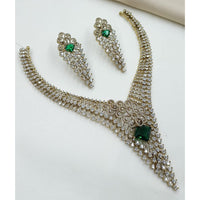 NAFJ Luxury American Diamond Festive Jewellery Set