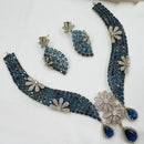 NAFJ Luxury American Diamond Festive Jewellery Set